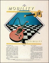 Hondo Nomad 3X HP-1025R &amp; Chiquita CH-1Y guitar ad 1982 advertisement print - £3.37 GBP