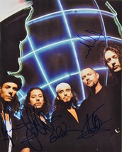 Queensryche Signed Photo X5 - Michael Wilton, Geoff Tate, Scott Rockenfield w/C - £204.63 GBP