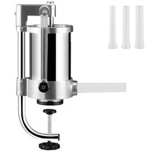 VEVOR Sausage Stuffer, 2.5LBS/1.5L, 304 Stainless Steel Vertical Sausage... - $44.90