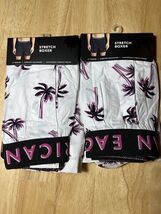 X2  XL American Eagle Stretch Boxer 4” Inseam Retails $15.95 BNWTS - $367.33 MXN