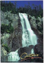 Postcard Waterfalls Ontario Agawa Canyon 4 1/1&quot; x 6 1/2&quot; - £3.14 GBP