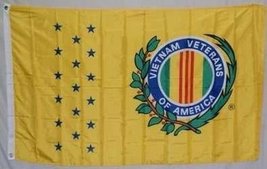 K&#39;s Novelties 3x5 3x5 Wholesale Set (2 Pack) Yellow Vietnam Veteran Vet Flag B - £7.41 GBP