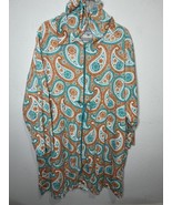 Cozelle Women’s Bold Print Multicolor Full Zip Hooded Robe Size 2X/3X - $24.74