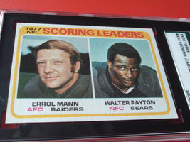 1978 TOPPS  1977  SCORE LEADERS # 334  WALTER  PAYTON  SGC  84   BEARS  ... - £47.25 GBP