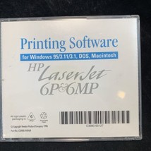 Vintage HP LaserJet 6P and 6MP Printing Software Windows 95 Macintosh 3.... - $9.88