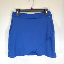 Peter Millar Wrap Golf Skort Womens Small Elastic Waistband UPF 50+ Blue... - £16.77 GBP