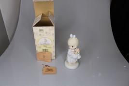 Precious Moments FIGURINE You can Always Bring a Friend 527122 1991 Girl Puppy - £12.45 GBP