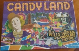 Candyland Willy Wonka &amp; The Chocolate Factory Board Game Special Edition New FS - £28.98 GBP