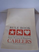 1965 Careers Board Game Piece: Instruction Booklet - £4.00 GBP