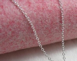 &quot;O&quot; Cable Chain Necklace -- Sterling Silver -- 16&quot; to 30&quot; -- Made in Italy  [TR] - £15.25 GBP+