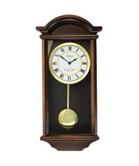 Bedford Clock Collection George 22 Inch Chestnut Wood Chiming Pendulum W... - £126.29 GBP