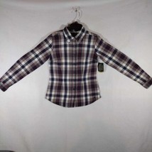 Noble Outfitters Shirt Plaid Fannel Womens Shirt Long Sleeve Size Small - £19.17 GBP