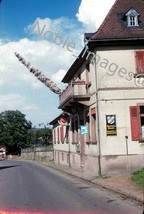 1950s Road Scene Gasthaus Scholl Restaurant Coca-Cola Germany Kodachrome Slide - £2.77 GBP