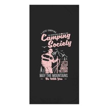 Personalized Animal Print Mink-Cotton Beach Towel, Camping Lovers, 30&quot; ×... - £36.46 GBP