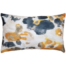 Brandy Bay Yellow Floral Throw Pillow 12x19, Complete with Pillow Insert - £25.21 GBP