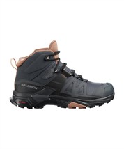 Salomon women&#39;s x ultra 4 mid gore-tex shoes in Ebony/ Mocha Mousse/ Almond - $136.00