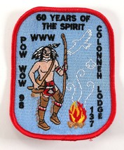 Vintage 1998 Colonneh Lodge 137 60 YR Pow Wow OA Order Arrow WWW Boy Scout Patch - £8.74 GBP