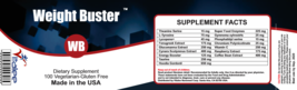 Weight Buster-Anti Obesity and Weight Loss Protocol 1 month Supply-(Caps 60ct) image 2