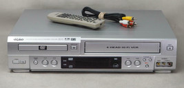 Sanyo DVW6100 DVD VCR Combo DVD Player Vhs Player with Remote and Cables - $229.98