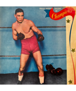 1951 Harry Greb Middleweight Boxing Champ Police Gazette Litho Print Spo... - $34.99