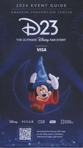 Disney D23 2024 Event Guide Anaheim Fan Event Pixar Marvel Star War National Geo - $19.99