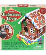 Master Pieces Kids Buildable &amp; Paint Set Real Wood Gingerbread House Age... - $37.00 CAD
