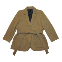 NWT J.Crew Wrap Blazer-Jacket in Soft Brown Italian Fall Blanket Wool 16 - £128.68 GBP