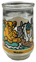 Vintage 90s Welch&#39;s Jelly Jar Disney&#39;s The Lion King 2 Simba&#39;s Pride #4 Glass - £7.95 GBP