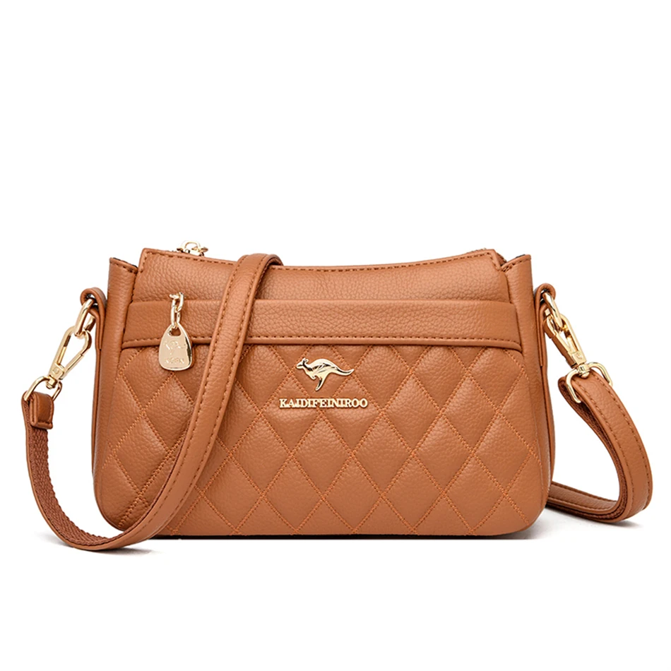 Women&#39;s Lozenge Shoulder Bag for 2022 Trendy High  Leather Handbags and ... - £25.43 GBP