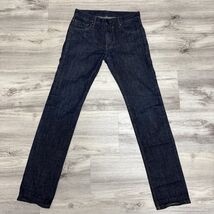 Paige Jeans Mens 29 x 33 Federal Slim Straight Blue Dark Wash Denim Pants - $30.70