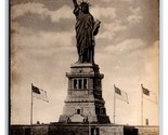 RPPC Statue of Liberty  New York City NY NYC UNP  Postcard W9 - £3.12 GBP