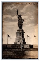 Rppc Statue Of Liberty New York City Ny Nyc Unp Postcard W9 - £3.10 GBP