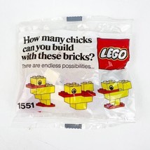Vintage New LEGO 1551 Duck 6 Piece Set 1988 “How many chicks can you build?” - £4.77 GBP
