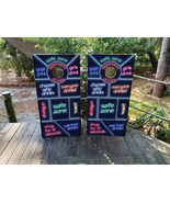 Waterproof Cornhole WRAPS / Neon Drinking Game  / Laminated - $85.00