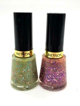 2x Revlon Nail Polish Nail Enamel 1 Ea Whimsical #430 &amp; Girly #260 Polish - £5.52 GBP