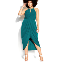 City Chic Love Story Dress in Turquoise Size Large 20 NWT - £78.22 GBP