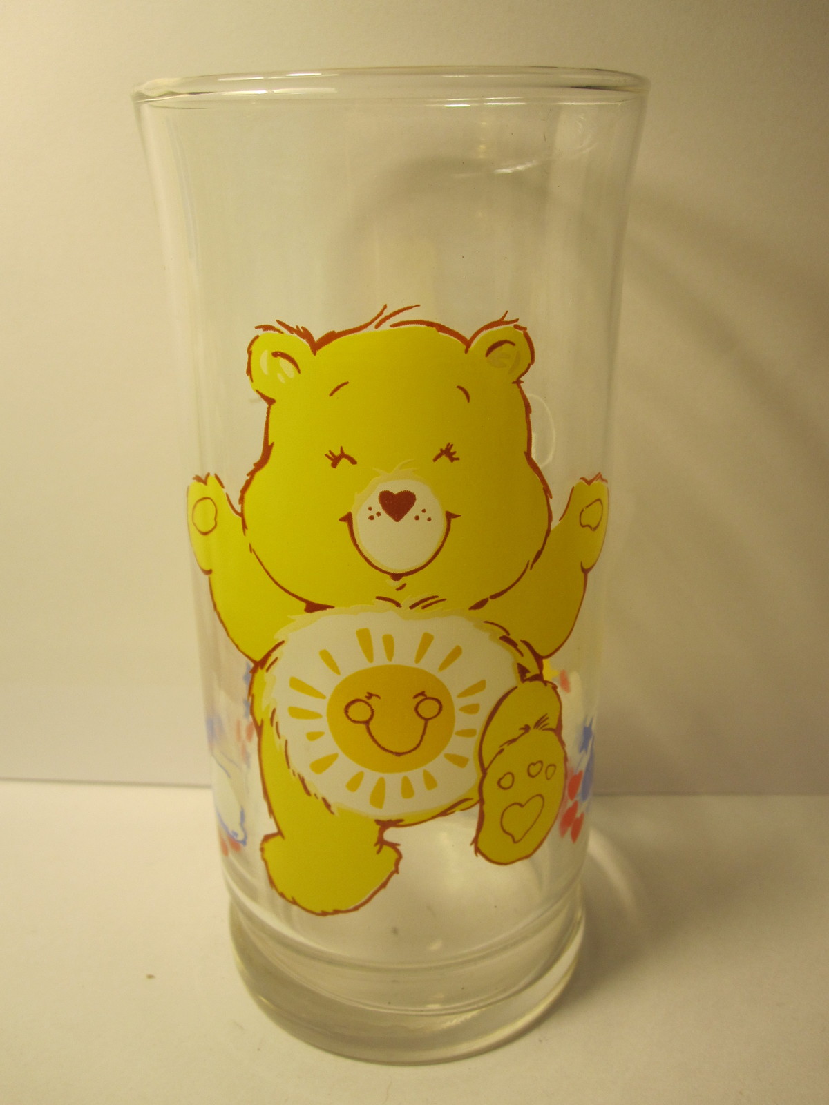 1983 Care Bears / Pizza Hut Promotional Glass Tumbler - Funshine Bear - $10.00