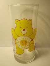 1983 Care Bears / Pizza Hut Promotional Glass Tumbler - Funshine Bear - £7.85 GBP
