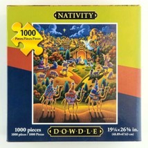 Nativity Jigsaw Puzzle 1000 Pieces Dowdle 19 1/4&quot; x 26 5/8&quot; Sealed in Bag - £23.97 GBP