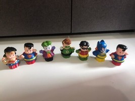 Fisher Price Little People Super Heroes Batman Wonder Woman Joker Batgir... - $18.76