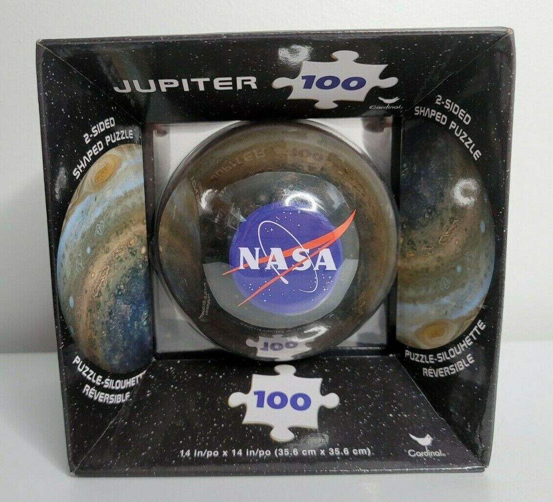 Primary image for JUPITER Planet NASA 100 Piece 2-Sided Shaped Puzzle NEW Solar System Space