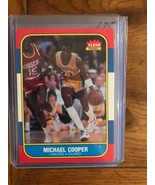 Michael Cooper 1986 Fleer Basketball Card   (01239) - $8.23 CAD