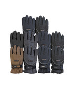 Men&#39;s Warm Waterproof Fleece Lined Rubberized Grip Secure Strap Gloves 7... - £31.64 GBP