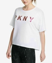 $49 DKNY Sport Sleeveless Relaxed Logo T-Shirt, Color: White, Size:Large - £23.48 GBP
