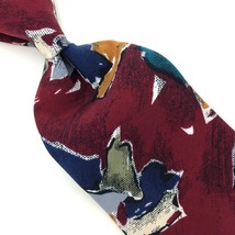 Alexander Lloyd Usa Tie Brown Gray Beige Abstract Necktie I21-175 Extra Long XL - £19.94 GBP