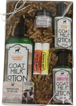 Bates Family Farm 6 Piece Gift Set Goat Milk Natural Hand &amp; Body Lotions Balm - £22.09 GBP