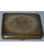 Vintage Ladies Hair Pin Needle Point Box with Pins - $27.37 CAD