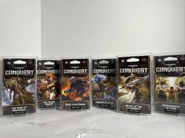 Warhammer 40K Conquest LCG War Packs 6 in total 4 Warlord Cycle 2 Planetfall New - £17.90 GBP