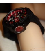 ADEE KAYE Combat Quartz Chronograph Dual Time Zone AK8005 Men&#39;s Watch NEW - $318.39 CAD