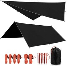 Redcamp Hammock Rain Fly Camping Tarp Waterproof, 10X10Ft Lightweight, B... - £34.49 GBP